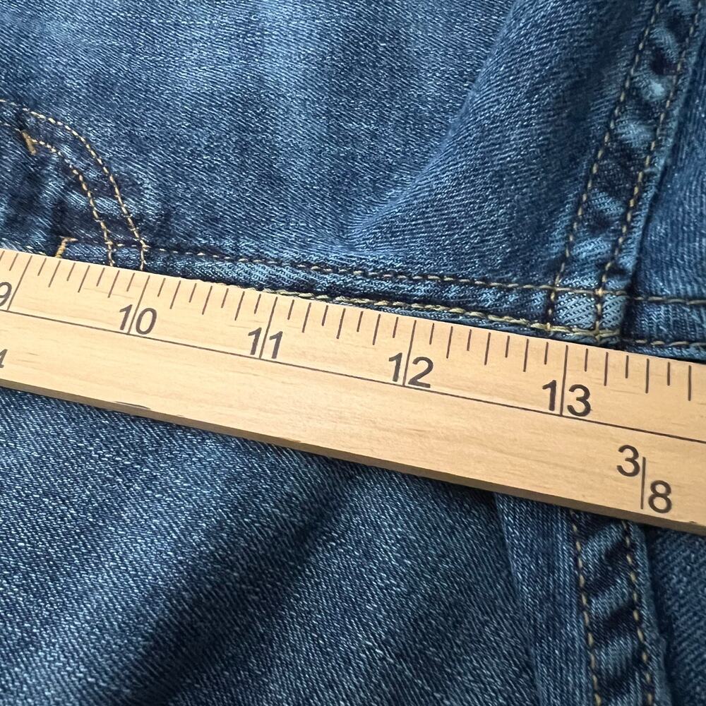 Levi's 505 Straight Leg Relaxed Fit Blue Denim Jeans | Men's Size 42X32 - Picture 9 of 11